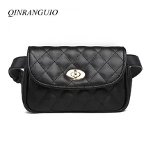 QINRANGUIO поясная сумка для женщин модная сумка на пояс Высококачественная Черная поясная сумка для женщин телефон деньги Кожаная поясная сумка