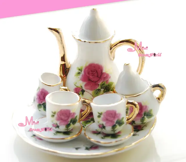 barbie porcelain tea set