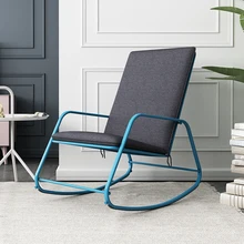Indoor/Outdoor Furniture Rocking Chair Adult Rocker Lounge Chair Lazy Simple Casual Easy Chair Balcony Garden Rocking Chair Indoor/Outdoor Furniture Rocking Chair Adult Rocker Lounge Chair Lazy Simple Casual Easy Chair Balcony Garden Rocking Chair