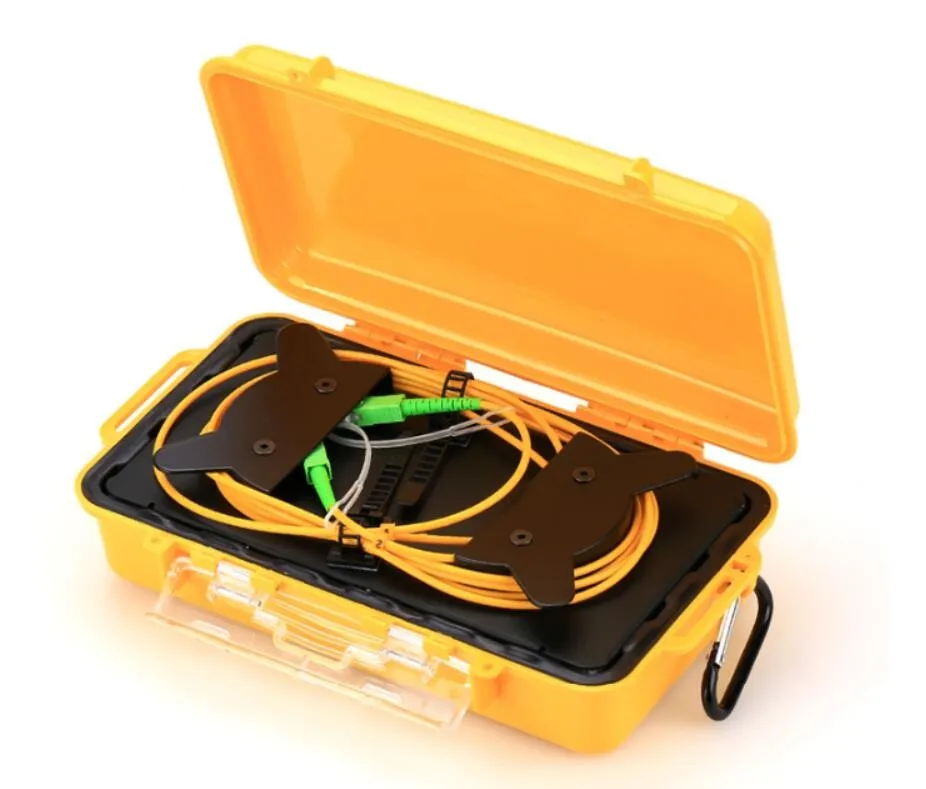 

SC APC Single Mode 9/125um 1310/1550nm 500M OTDR launch cable box, Fiber ring otdr launch cable,Fiber optic launch cable
