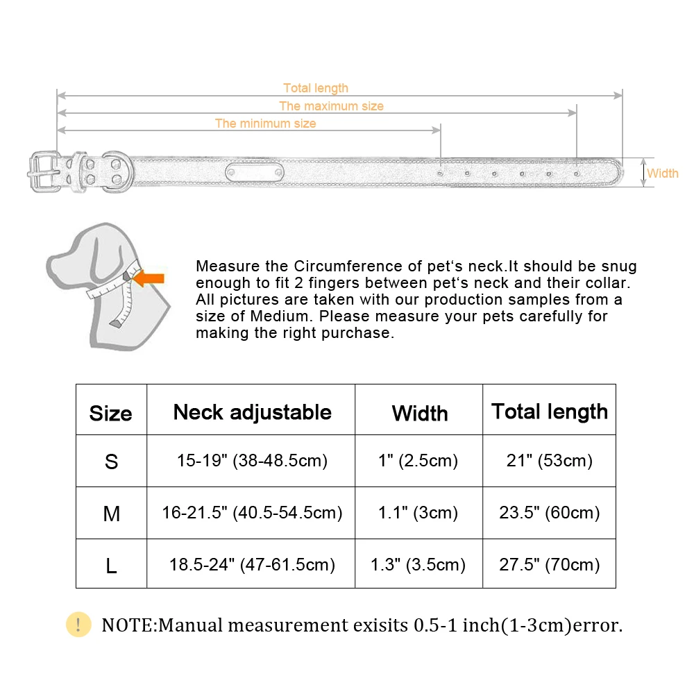 Ошейник для собак, персонализированный ошейник из натуральной кожи для домашних животных, табличка с именами, идентификационные ярлыки, ошейники для собак на заказ, ошейник с гравировкой для средних и больших собак, размеры s, m, l