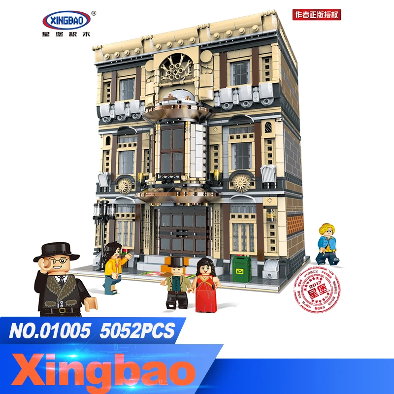 

XingBao 01005 5052Pcs Genuine Creative MOC City Series The Maritime Museum Set Children Building Blocks Bricks Toys Model Gifts