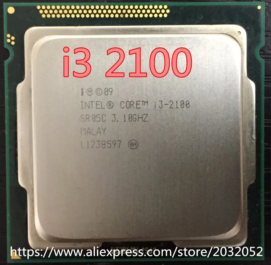 Intel Core i3 2100 Processor 3.1GHz /3MB Cache/Dual Core /Socket 1155 / Qual Core /Desktop (working 100% Free Shipping) computer processor list