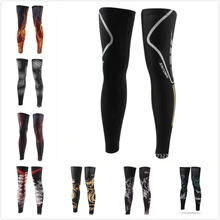 Мужские летние профессиональные Баскетбол Бег Фитнес Обучение Велоспорт с длинными рукавами леггинсы спортивный протектор УФ Защита от солнца гетры
