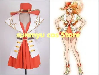 

Free Shipping!One Piece Nami Grandline Lady 15th Anniversary Cosplay Costume ,Size Customizable,Halloween Wholesale