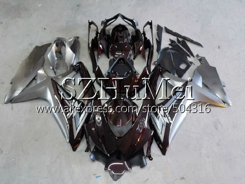 No. 3 Dark red Средства ухода за кожей для SUZUKI GSXR глянцевый черный 750 GSX-R750 K8 GSXR 600 08 10 32HS4 GSXR750 08 09 10 GSX-R600 GSXR600 2008 2009 2010 обтекатель - Цвет: No. 3 Dark red