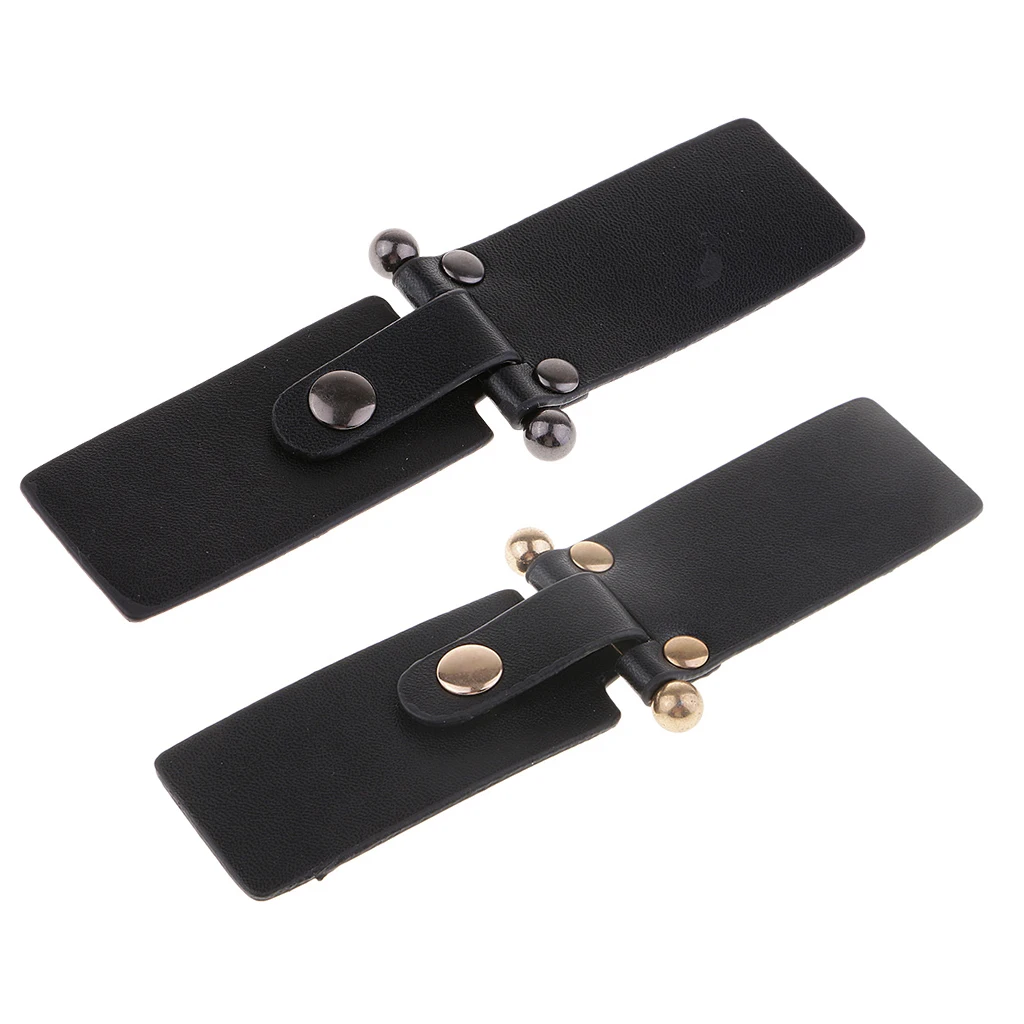 fityle 1 Set Vintage Leather Toggle Buttons for Coat Jacket Duffle Sewing With Snap Buckle