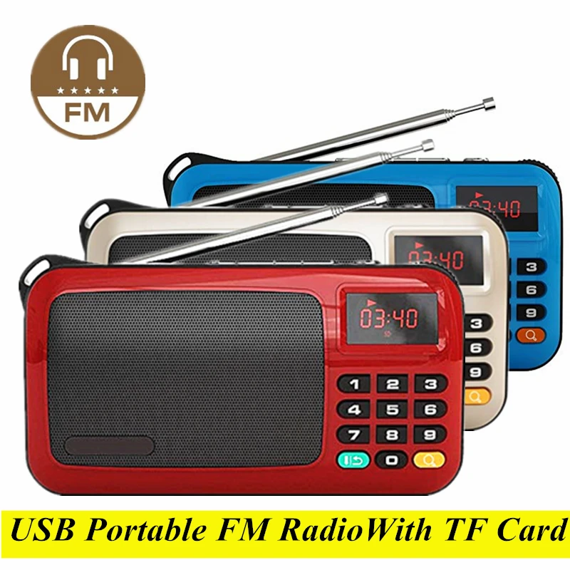 

Rolton W405 Portable Mini FM Radio TF Card USB Receiver Mp3 Speaker Music Player With LED Display Flashlight For PC IPod Phone