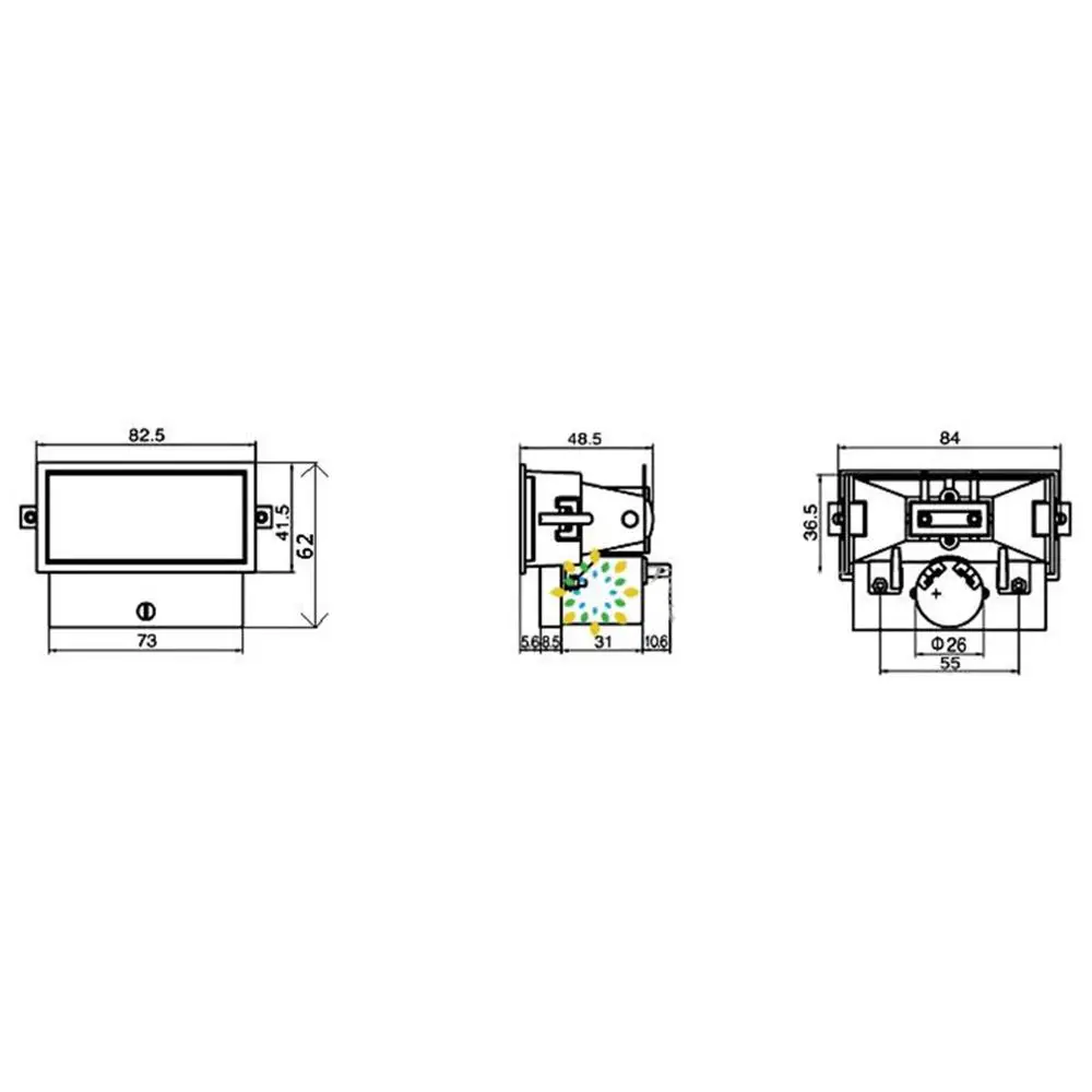2pcs TN-73 VU Meter Head Amplifier DB Meter Power Discharge Fat Table w/Backlight 2pcs TN-73 VU Meter Head Amplifier DB Meter Power Discharge Fat Table w/Backlight