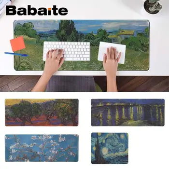 

Babaite Van Gogh Oil Paiting Customized MousePads Computer Laptop Anime Mouse Mat Comfort Mouse Mat Gaming Lockedge Mousepad