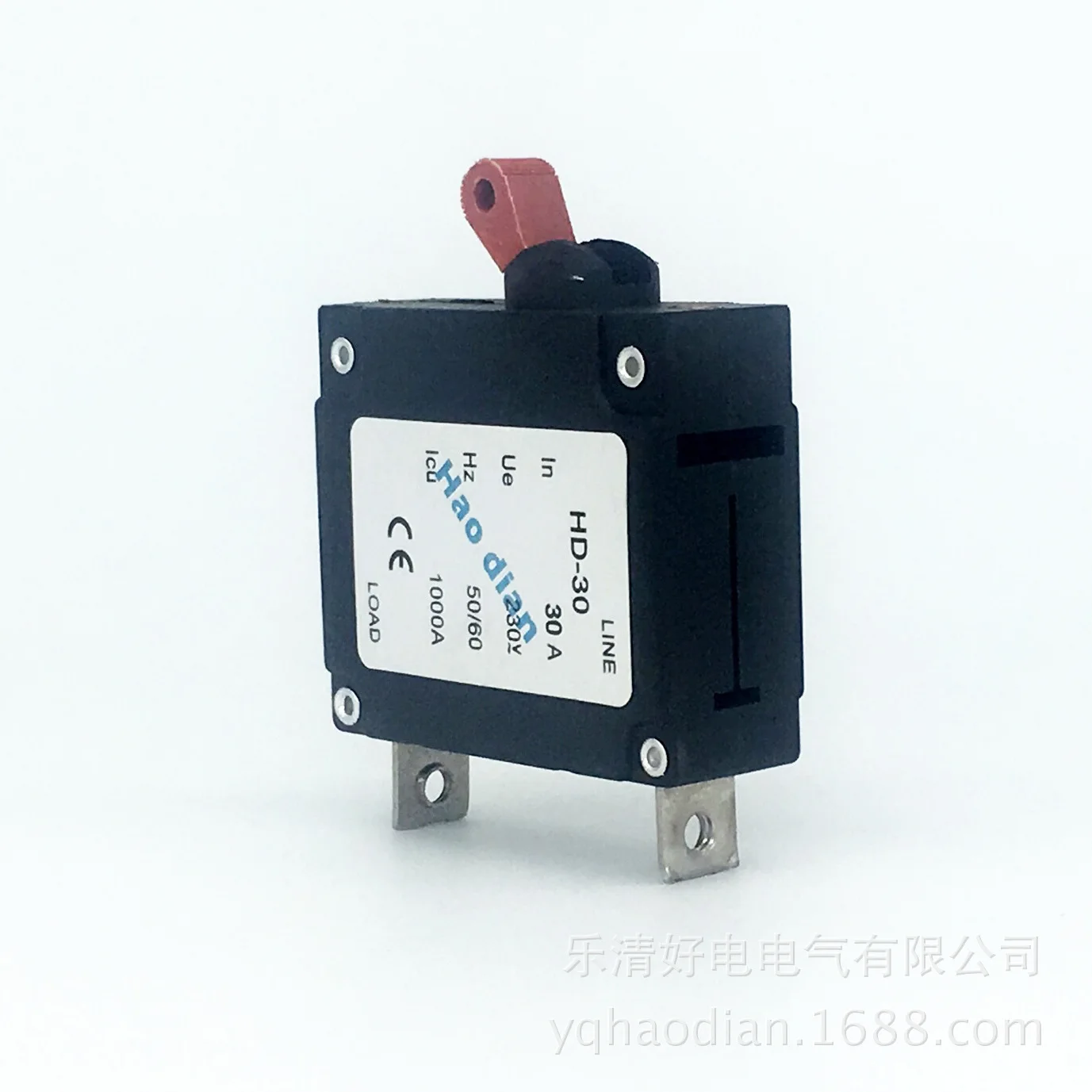 

10pcs Hydraulic electromagnetic circuit breaker hd-30 1P/30A device protects the over-magnetic circuit breaker