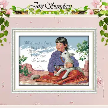 

A true conservationist counted Cross Stitch 11CT 14CT Cross Stitch Set Wholesale DIY Cross-stitch Kit Embroidery Needlework