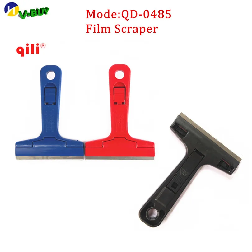 

Qili QD-0485 Multi-function Mini Steel Blade Shovel Cleaning Three Colors for Option Blade for phone LCD /Touch Screen Digitizer