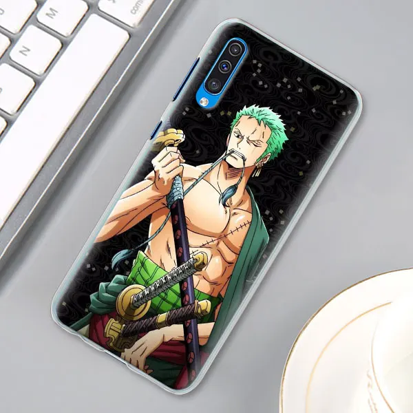 One Piece Roronoa Zoro Case Cover for Samsung Galaxy A30 A40 A50 A70 A6 A8 Plus A7 A9 M30 Phone Case Coque - Цвет: 09