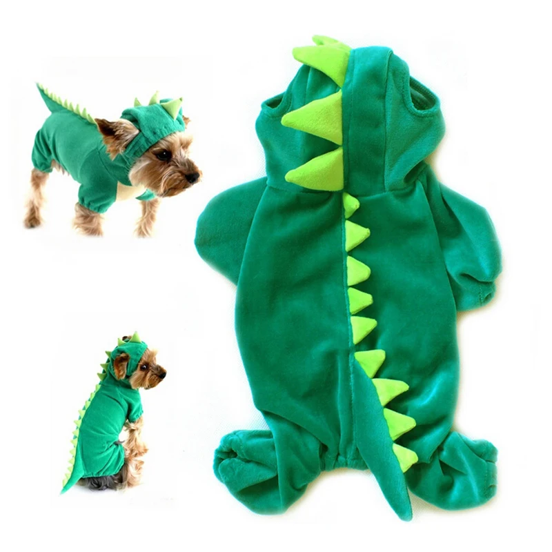 Aliexpress.com : Buy Pet Dog Cat Cute Dinosaur Clothes Coat Apparel ...