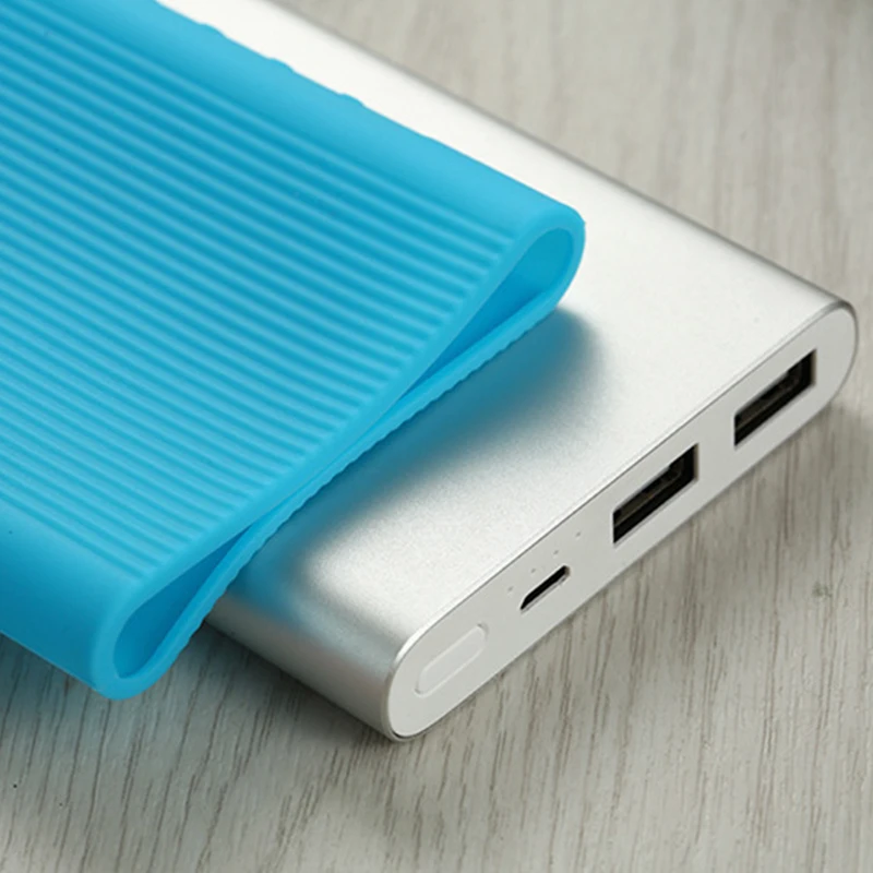 Чехол для Xiaomi Mi Power Bank 2 10000 мА/ч резиновый чехол защитный силиконовый чехол|Сумки