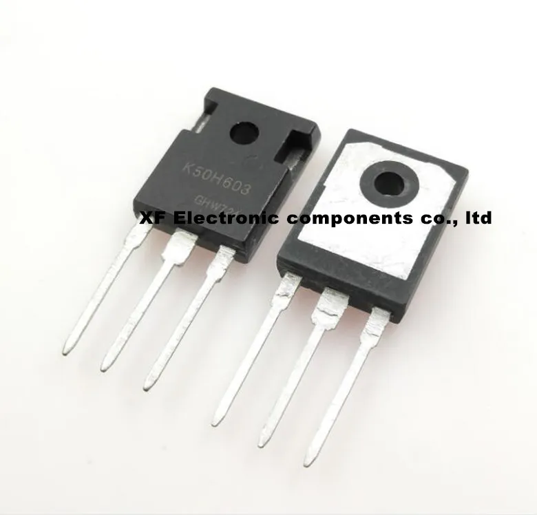 10 шт./лот IKW50N60H3 K50H603 с изолированным затвором(IGBT) 600V 100A 333W TO247-3 лучшего качества