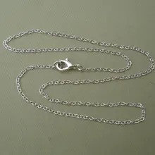 Сеть готовой одежды позолоченный плоский овал кабель 2*1.5 мм с омара застежками 2" L