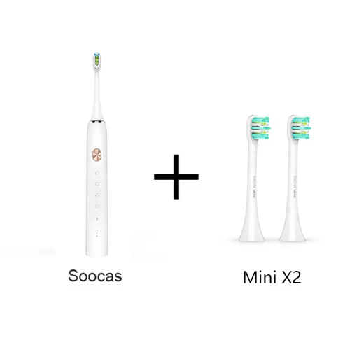 Xiao mi jia зубная щетка Soocare X3 X3s Soocas обновленная электрическая звуковая Смарт Bluetooth Водонепроницаемая беспроводная зарядка mi Home App - Цвет: White Mini