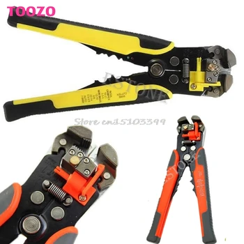 

New Multifunctional Automatic Wire Stripper Crimping Pliers Cutter Terminal Tool Red/Yellow G08 Whosale&DropShip