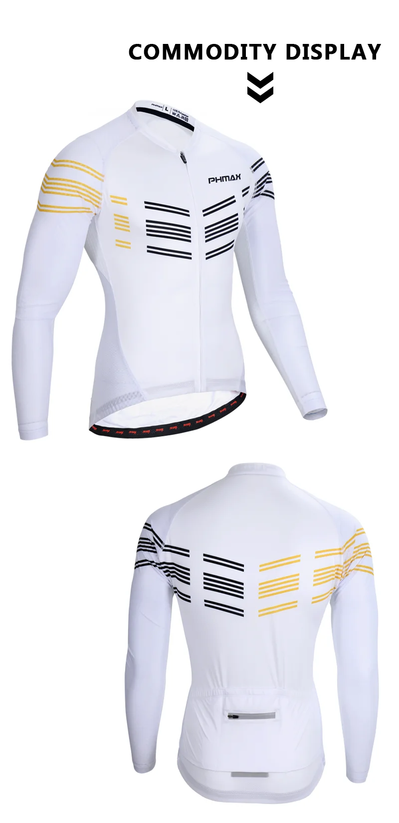 PHMAX 2019 100% полиэстер Майо Ropa Ciclismo горный велосипед Костюмы для костюм для езды на горном велосипеде с длинным рукавом Pro Велоспорт Джерси