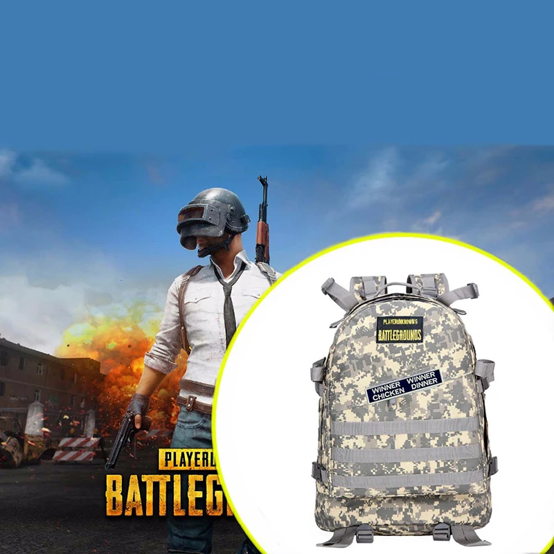 PUBG Winner Chicken Dinner Level 3 Instructor Backpack Multi functional Backpacks Multicolor ...