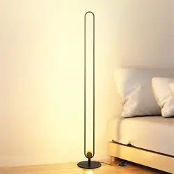 Скандинавский простой светодиодный оригинальная напольная лампа Современная прикроватная тумбочка для спальни светодиодный стоячие