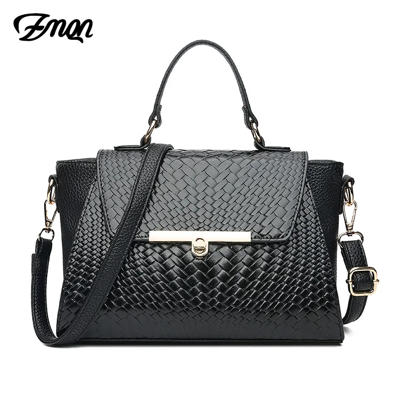 

ZMQN Women Crossbody Bags Handbags Black Sequined Fashion Woman Famous Brands 2019 Knitting Wing Trapeze Bags For Women Sac A816
