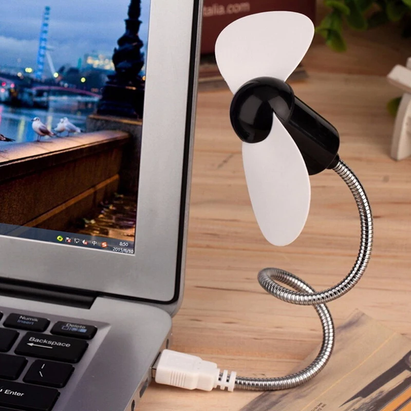 1PC Portable USB Fan Colorful Flexible Mini USB Cooling Fan Cooler For