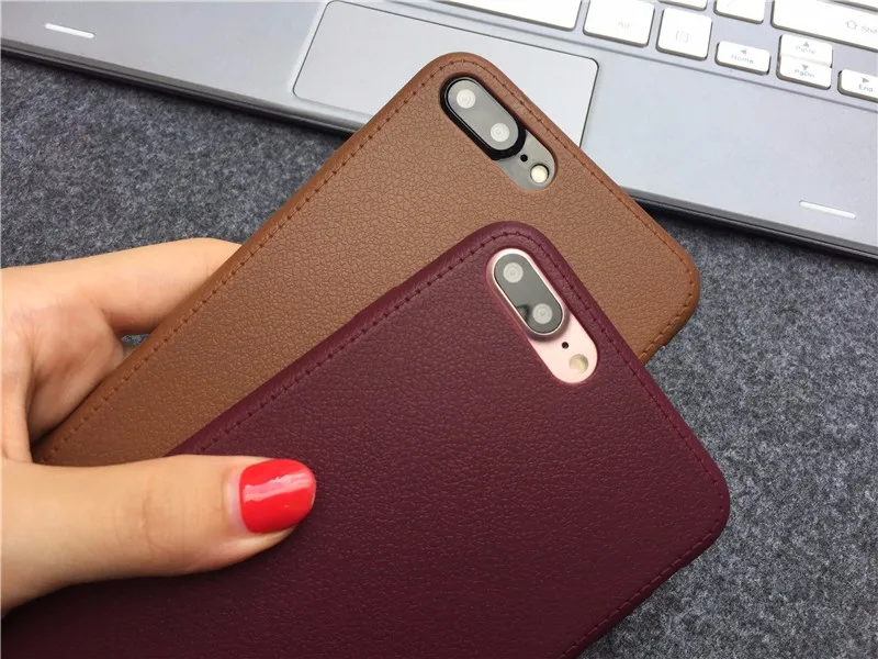 iphone 8 silicone case For iPhone 12 11 Pro Case Soft TPU Ultra Thin Leather Skin Case For iPhone 5S 6S 7 8 Plus Back Cover For iPhone X XR XS Max Case iphone 7 cover