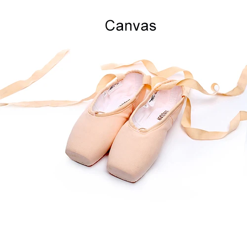 TIEJIAN/профессиональные балетки; парусиновая атласная обувь; цвет розовый, черный, красный; балетки для танцев и выступлений; балетки - Цвет: Flesh Canvas