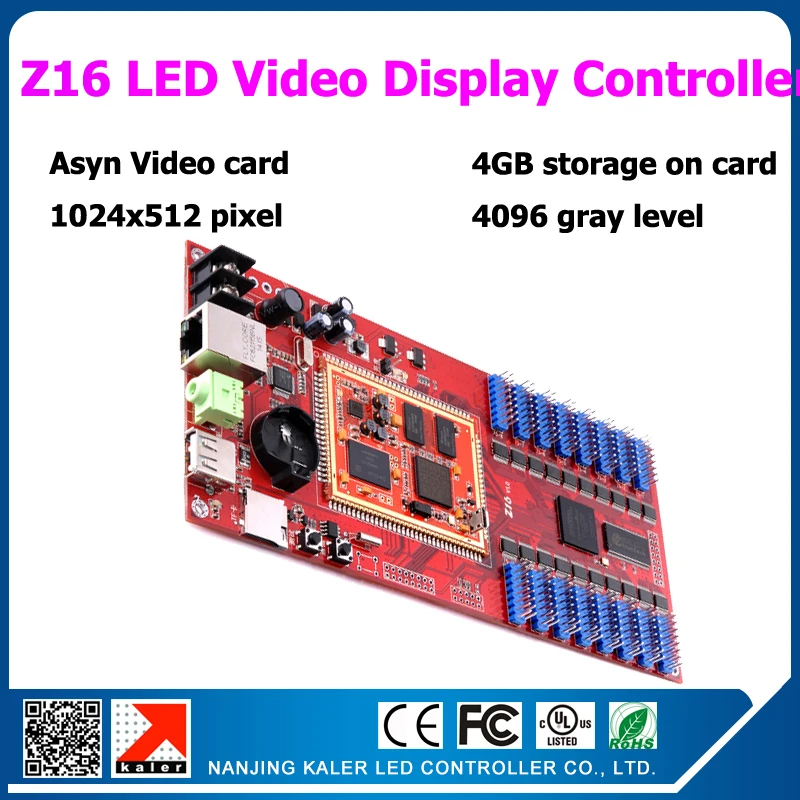 

Free shipping Ready to ship 5pcs Kaler Z16 led display control card full color asynchronous video card for indoor outdoor panel