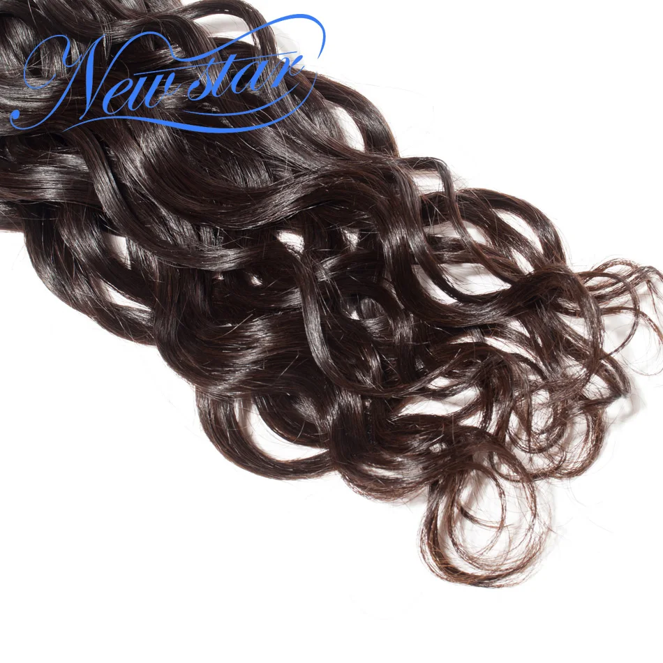 Brazilian Natural Wave Hair Weaving New Star Hair 4 Bundle Raw Extension 100%Unprocessed Water Wave Virgin Human Weave