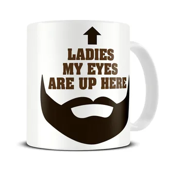 

Funny Beard Mug Coffee Ceramic Tea Travel Porcelain Milk Cup
