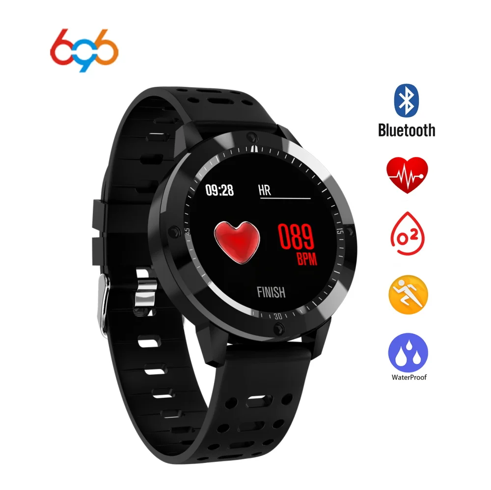 

696 CF58 Smart Bracelet Men/Women Blood Pressure Heart Rate Monitor IP67 Waterproof Swim Tracker 2018 Smartwatch for IOS Android