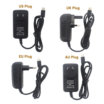 

New Raspberry Pi 4B Power Adapter 5V 3A Type-C Interface Raspberry Pi4 Generation Power Plug