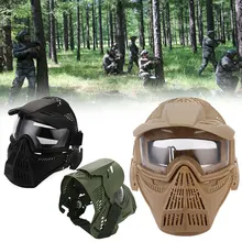 WoSporT тактическая дышащая маска для лица CS охотничья Военная маска для объектива защитные маски для страйкбола Пейнтбольные аксессуары