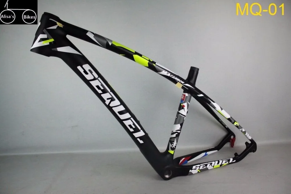 

Hot selling full carbon mtb bike frame Toray T800 BSA/BB30 bottom bracket matte glossy both ok chinese carbon frames DIY logo