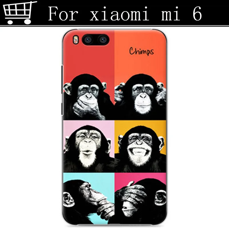 5.15&quot For Xiaomi MI6 Mi 6 Case Cover Creative couple painted shell Hard PC Xiao mi Mi6 Phone Shell | Мобильные телефоны и