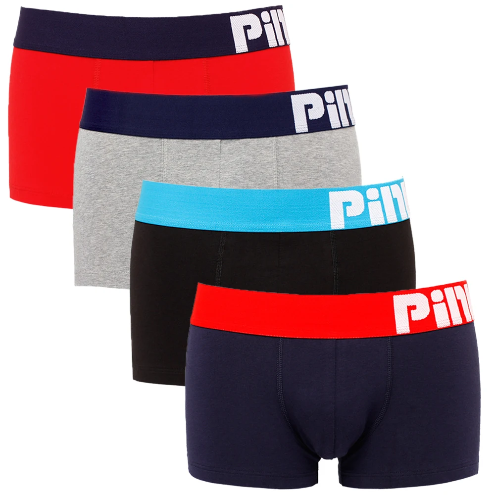 NXY Cotton cueca boxer Pink Hero Series mens underwear boxers 4 pack boxer men gift shorts men