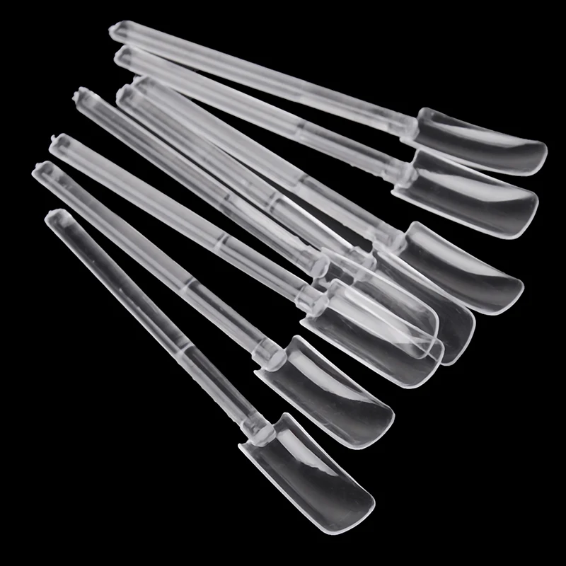 32pcs=1bag Clear Nail Art Tips Sticks Display Stand Nail Polish Training Tools Nail Art Hot