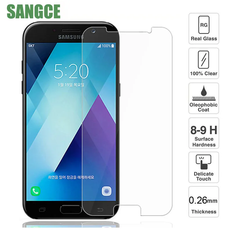 SANGCE 9H 2.5D Tempered Glass For Samsung J8 J7 J6 J5 J4 J3 2018 screen protector film A8 A6 PLUS NOTE9 NOTE8 | Мобильные телефоны
