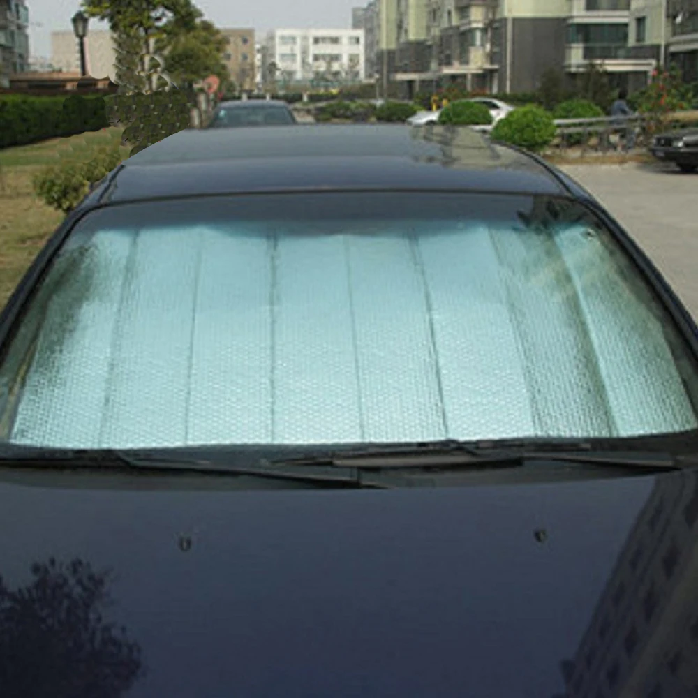 

130*60CM Car Windshield Sun Shade Reflector Anti UV Protector Screen Visor Cover Block Front Window Windscreen Summer Stuff Hot