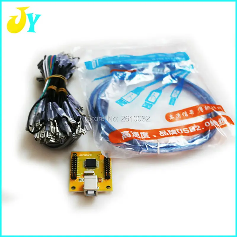 ПК PS3 USB к Jamma 2 в 1 кодировщик Компьютерные чипы 2 игрока аркадные USB контроллер для MAME файтинги части