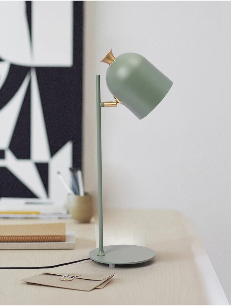 UPPSALA TWO ARM BRASS TABLE LAMP