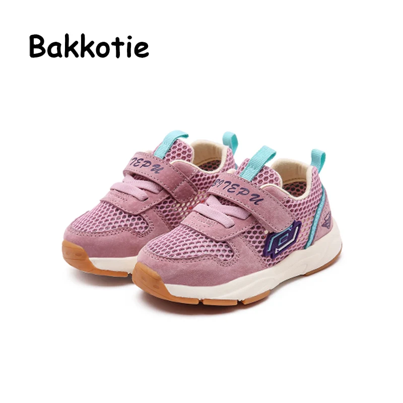 Bakkotie/весенние детские кроссовки из дышащей сетчатой ткани для мальчиков