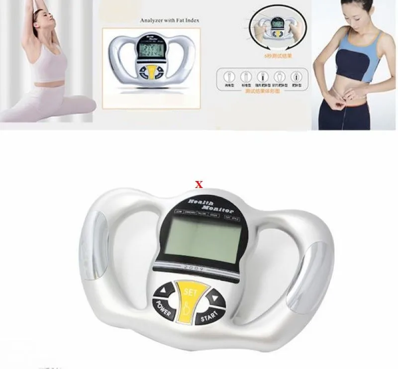 Digital LCD Screen BIM Body Fat Measure Analyzer Skin Analyzer Meter