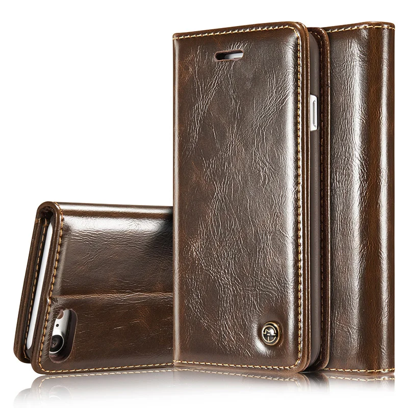 

Luxury Retro Flip Cover For iPhone X 8 7 6s Plus Case Genuine Real Leather Wallet Original Brand Phone Case For iPhone XS Max XR