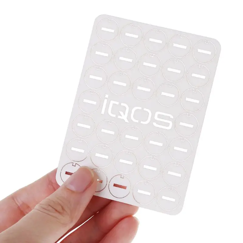 

320Pcs Clean Tool Heat Resistant Little Slice Clean Gasket For IQOS 3.0 Electronic Cigarette Absorb Oil Gasket Repair Accessory