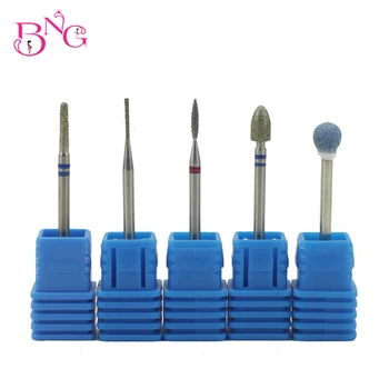 

BNG Nail Drill Bits Set Diamond Grinding Stone Carbide Rotary Cuticle Cleaning Burrs for Nail Salon Manicure Pedicure Polishing